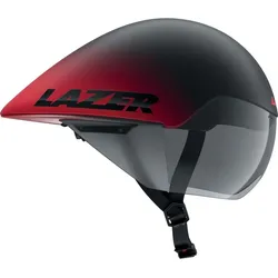 LAZER Helm Volante KinetiCore Triathlon/Zeitfahren Matte Black Red (S) 52-56 cm
