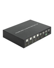 Delock KVM Switch 4 in 1 Multiview 4 Port KVM-Umschalter 4-Port USB 2.0 HDMI (11488)