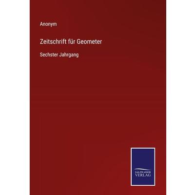Zeitschrift für Geometer, Gebundene Ausgabe von Anonym, Outlook, 978-3-375-01241-0