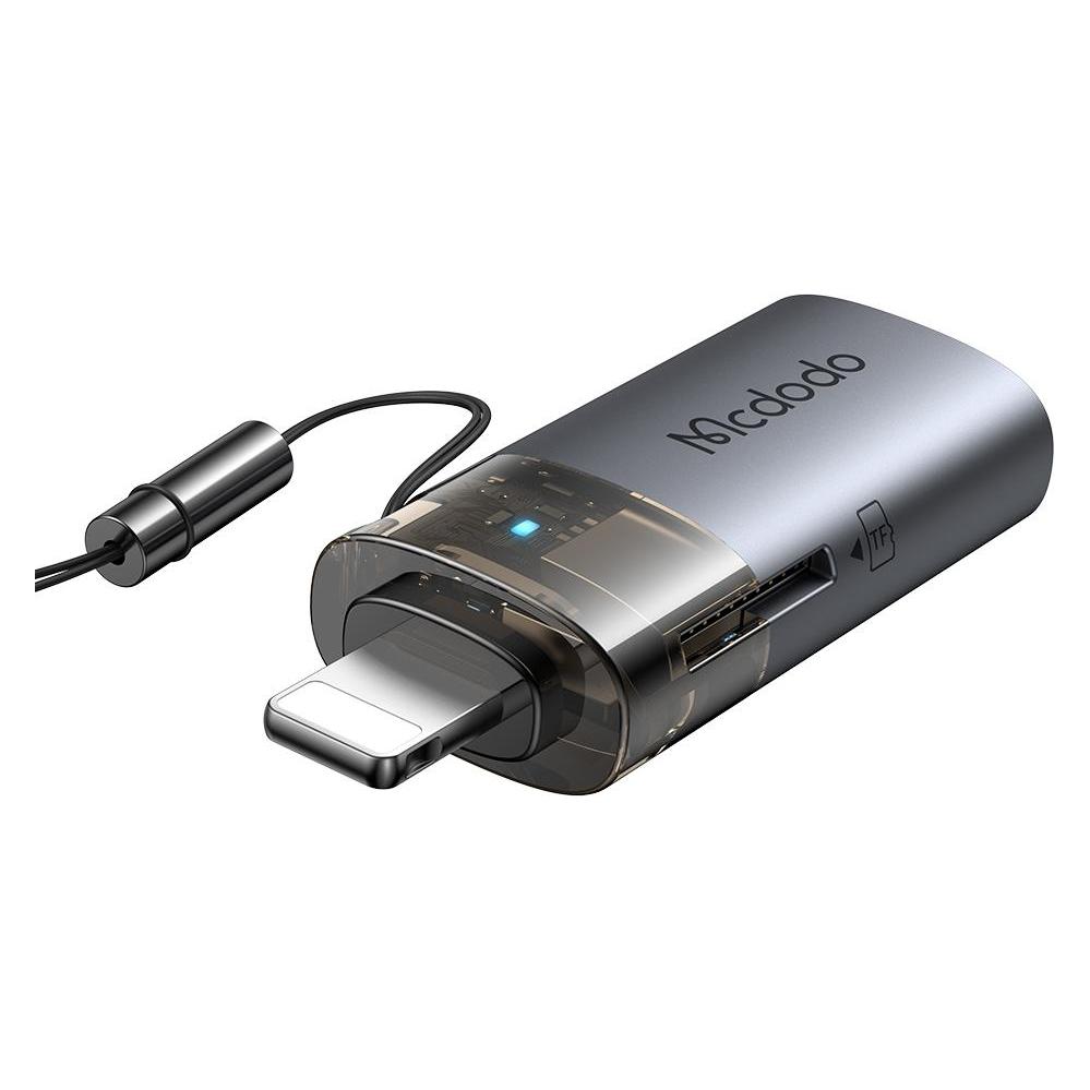 Mcdodo - 2-in-1 USB-A auf Lightning Adapter mit TF-Kartenleser (Lightning, USB-A) (61003439)