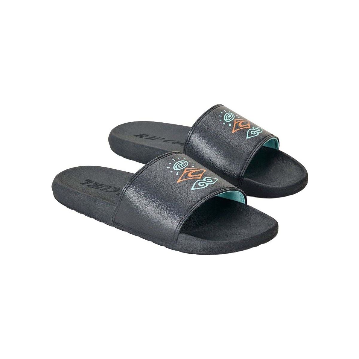 RipCurl Eternal Shred Bloom Slide -boy black (0090) 34 17KBOT-0090-34