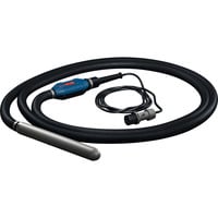 PRO GDI50-500 Betonrüttler, Verdichter schwarz/blau, 50 mm Rüttelkopf