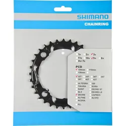 Shimano Kettenblatt Deore FC-M590 104 mm 32 Zähne
