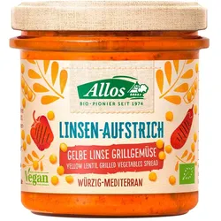 Linsen-Aufstrich - Gelbe Linse Grillgemüse