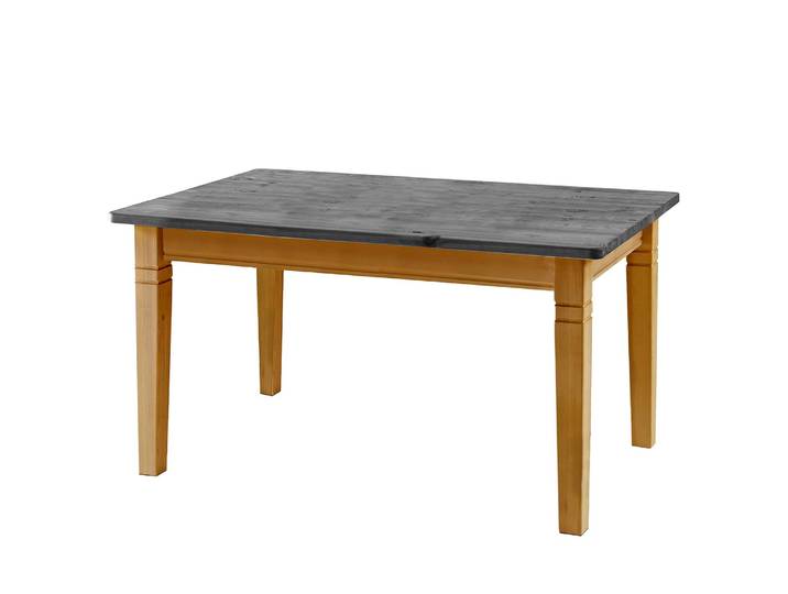 Table Bergen IV 160 x 90 cm Marron/Epicéa gris/Epicéa lessivé