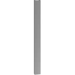 Kermi Bryce Bad- und Wohnheizkörper, Serie Mono, Glanzsilber Metallic, 2000x150x103 mm, 10 bar, 642 Watt