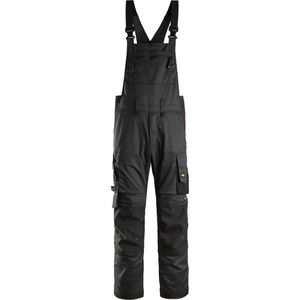 Snickers-Workwear Arbeitshose AllroundWork Stretch, Herren, Latzhose, schwarz, Größe 58