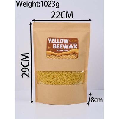 Pure Natural Granular Beeswax, DIY Candle Making Supplies, Handmade Scented Wax, Raw Materials For Craft yellow Beeswax