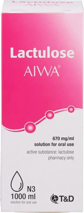 Lactulose Aiwa 670 mg/ml Lösung zum Einnehmen 1000 ml