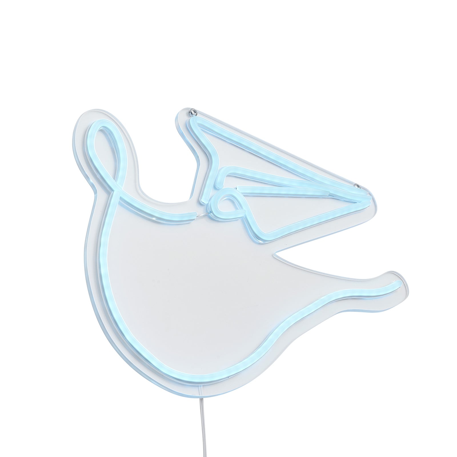 Qazqa Neon wandlamp blauw met LED-accent voor woonkamer of kinderkamer