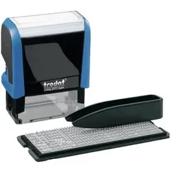 Trodat, Stempel, Textstempel 4911/DB Typo Printy 54 mm x 69 mm Blau