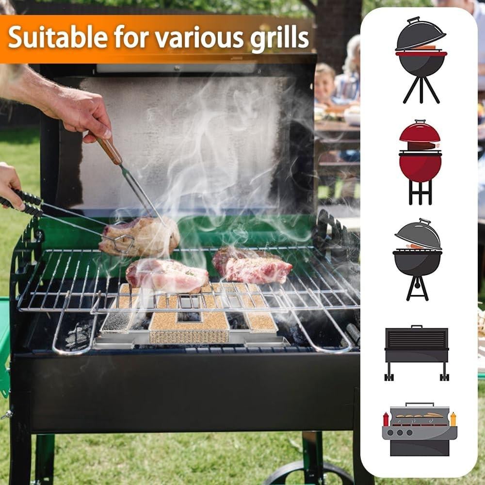 Premium RVS Cold Smoke Generator met Handvat