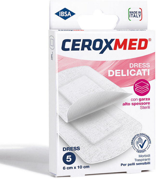Nova Argentia Ceroxmed Dress Delicati 6x10cm 5 Pezzi