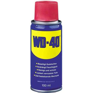 WD-40 Multifunktionsöl 49001 Multifunktionsprodukt Classic, silikon-, PTFE- und Harzfrei, für innen & außen, Spray 100 ml