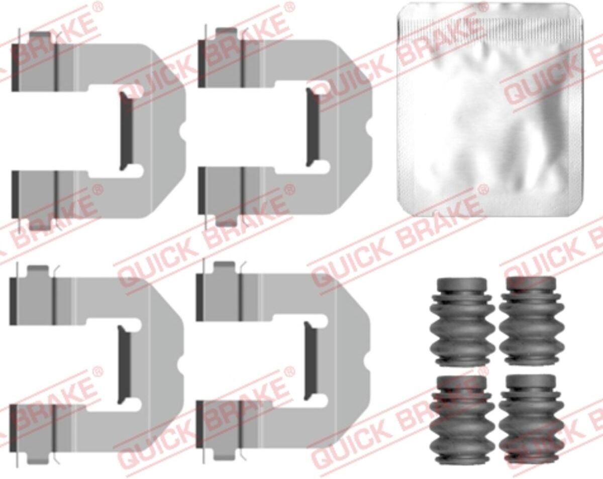 Zubehörsatz, Scheibenbremsbelag QUICK BRAKE 109-0162