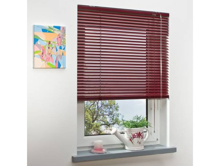 Liedeco Jalousie Bordeaux aus Alu, Aluminium-Jalousie B 220 cm x L 160 cm