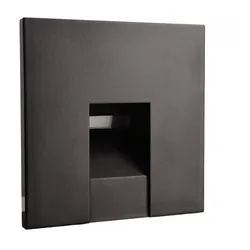 Deko-Light Abdeckung eckig schwarz für Alwaid 930484