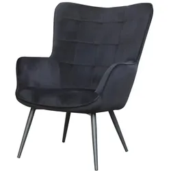 by Living Sessel  Uta , schwarz , Maße (cm): B: 72 H: 97