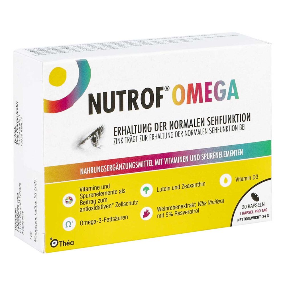 Thea Pharma GmbH Nutrof Omega Kapseln 06909289