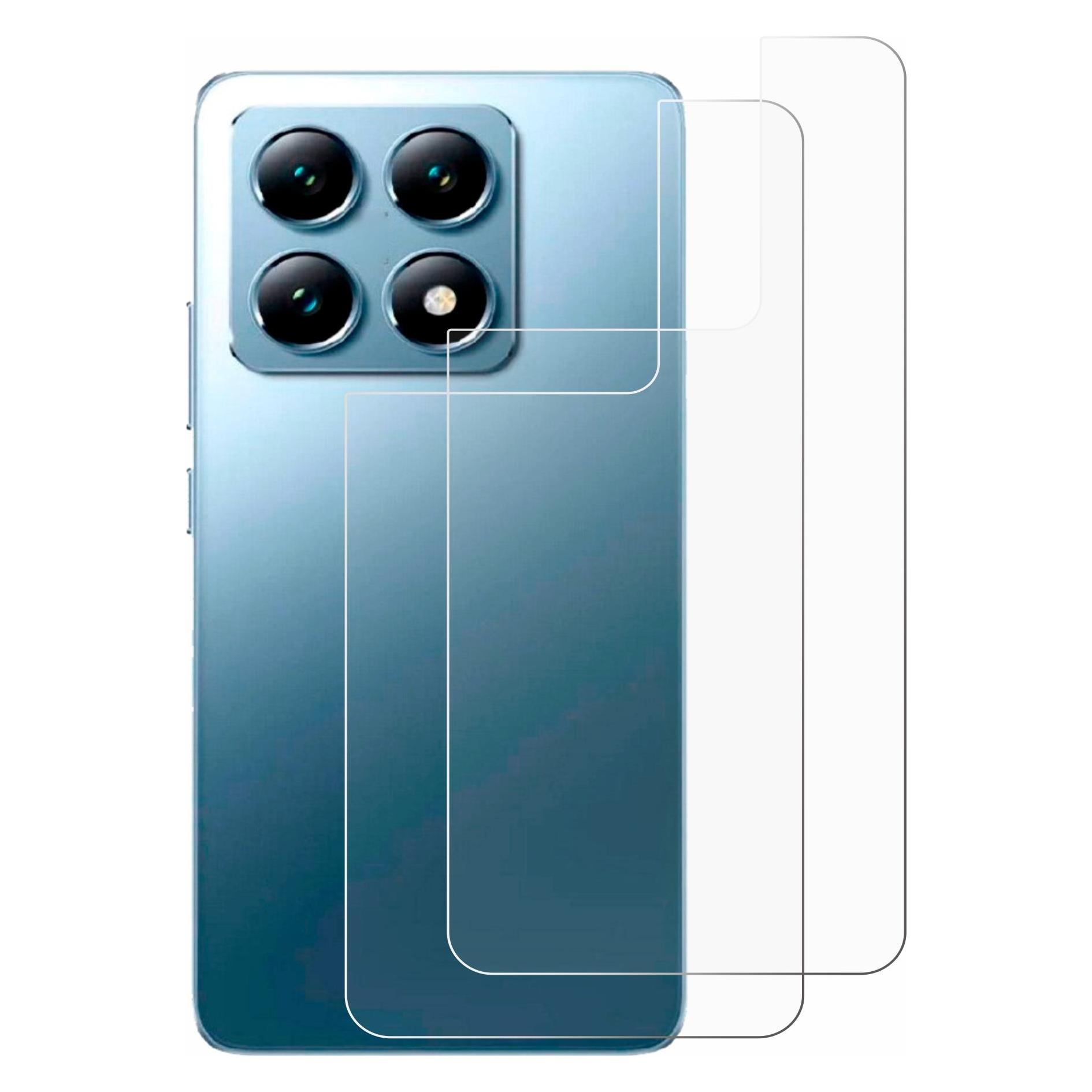 ScreenLeaf Schutzfolie für Xiaomi 14T Pro (Rückseite) Displayschutz Display Schutz Folie Klar Transparent (Xiaomi 14T Pro) (6156424)