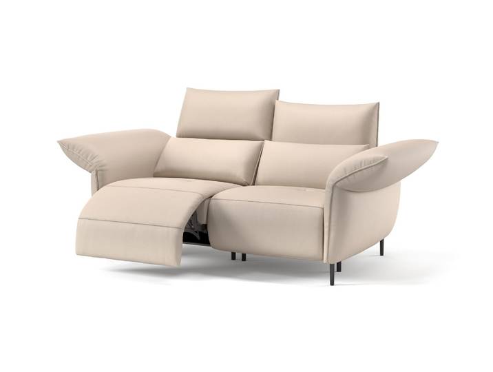 Leder Sofa BOSA 2-Sitzer Ledercouch Relaxcouch Designsofa