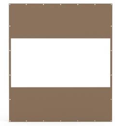 Domi Outdoor Living Domi Heavy-Duty Waterproof Clear PVC Curtain for Outdoor Gazebos and Patios