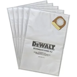 DeWalt, Industriestaubsauger Zubehör, Fleece Bag for DWV902M (Pack of 5)