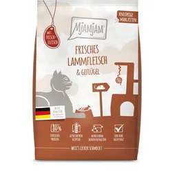 Mjamjam Frisches Lamm & Geflügel Katzentrockenfutter Lamm & Geflügel
