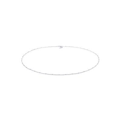 Bauchketten und Fußketten Set ELLI "Schmuckzubehör Bauchkette Bikinikette Kuegelkette 925 Silber" Gr. 75, silber, Schmuck_Sets, Damen, 75