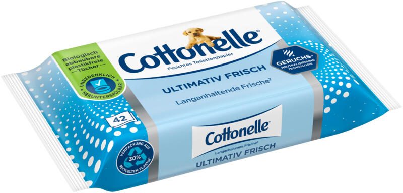 Cottonelle Feuchtes Toilettenpapier Ultimativ Frisch 1-lagig 6627438008