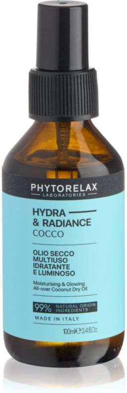Phytorelax Laboratories Coconut huile sèche multifonctionnelle visage, corps et cheveux 100 ml