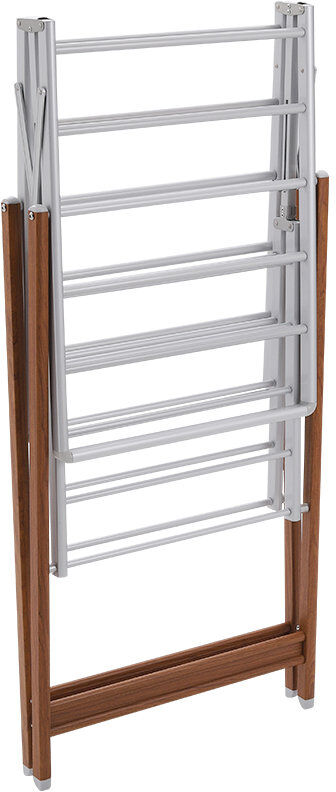 Symple Stuff Metal Multi-Layer Hanger Brown+Silver White 90cm H X 136cm W