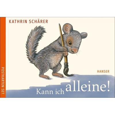 Kann ich alleine! Postkarten-Set, Karte von Kathrin Schärer, Carl Hanser, 978-3-446-28115-8