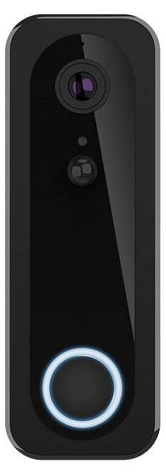 Trust DOORCAM-3000 Slimme Wifi Deurbel Camera, Zwart, 3 MP, 2,4 GHz, compatibel met Android en iOS, microSD ondersteuning tot 256 GB