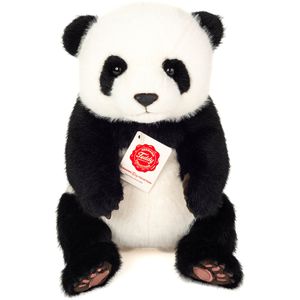 Teddy-Hermann Kuscheltier 924470, Panda sitzend, ab 1,5 Jahre, 28 cm
