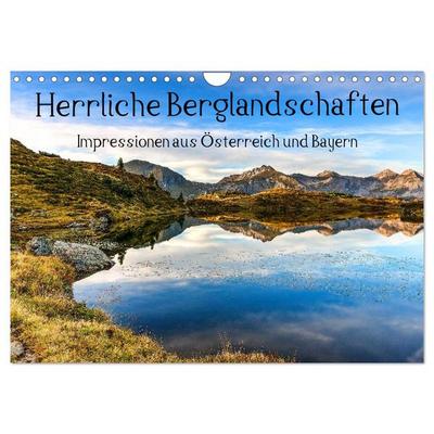 Herrliche Berglandschaften - Impressionen aus Österreich und Bayern (Wandkalender 2026 DIN A4 quer), CALVENDO Monatskalender