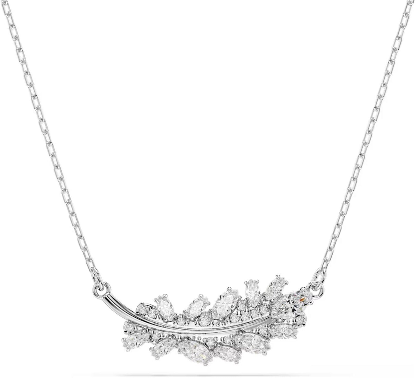 Swarovski Vienna kaulakoru, vaalea metalli ja kirkkaat zirkonit, 5756111