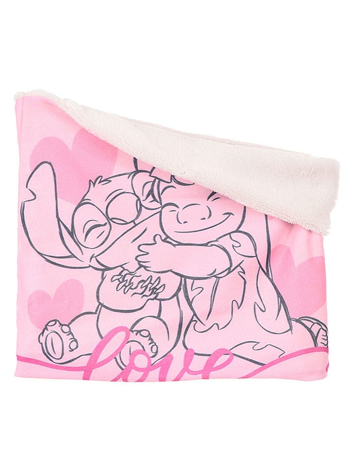 Loop-Schal "Lilo & Stitch" in Rosa - onesize