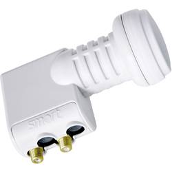 Smart Titanium Universal TT Twin-LNB Teilnehmer-Anzahl: 2 Feedaufnahme: 40 mm Hellgrau 10-99-22-0004