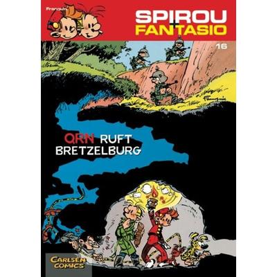 Spirou und Fantasio 16: QRN ruft Bretzelburg, Taschenbuch von André Franquin, Carlsen, 978-3-551-77216-9