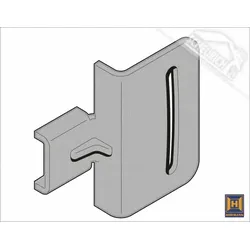Hörmann Auflaufkonsole Beschlagsart N, ND, NS für Industrie-Sektionaltor S, SPU, APU, ALR, BR20, BR30 und BR 40
