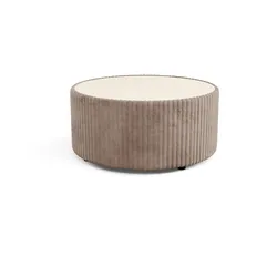 COUCHTISCH LINEO 89 cm Wohnzimmertisch gepolstert Braun