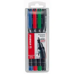 STABILO OHPen universal Folienstifte-Set 1.0 mm Mehrfarbig
