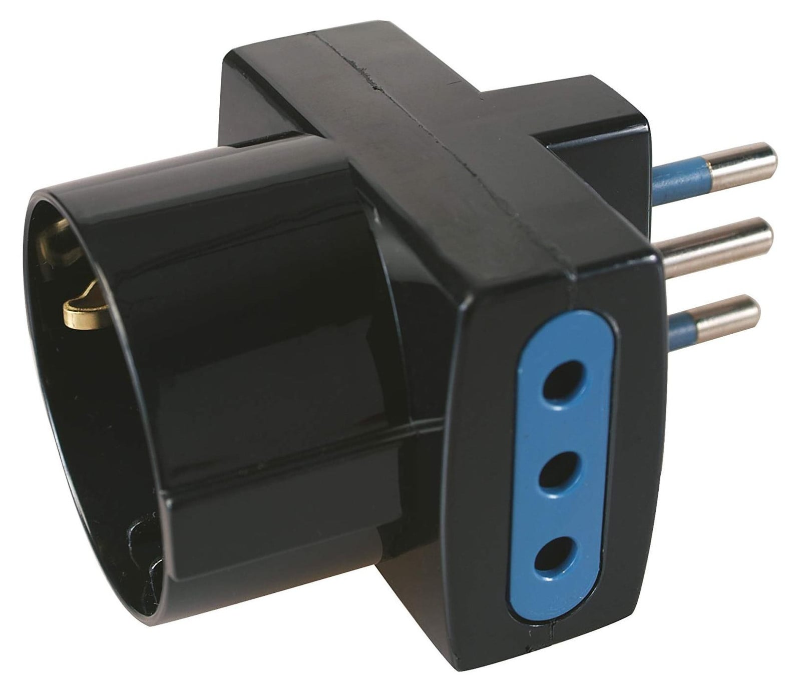 Poly Pool pp0467.1s Voeding met drievoudige stekker en 2 stopcontacten van 10A en 1A