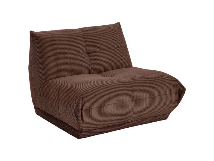 Livetastic Sofaelement Giselle, Braun, 105x80x112 cm, Made in EU, Rücken echt, individuell planbar, Wohnzimmer, Sofas & Couches, Sofassofas
