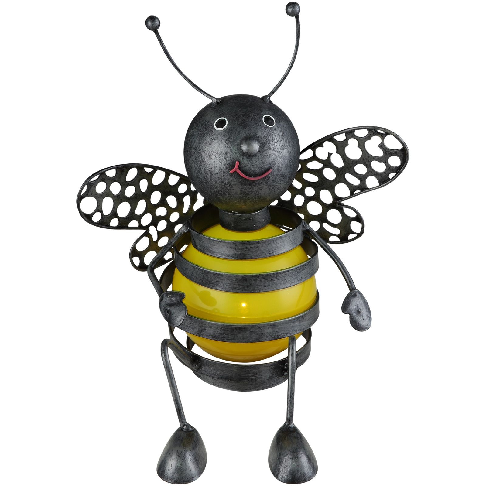 Globo Lighting zonnepaneellamp met LED, zwart