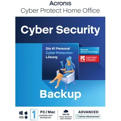 Acronis Cyber Protect Home Office Advanced für Windows & Mac OS & Android & iOS