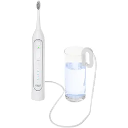Elektrische Zahnbürste, Schallzahnbürste mit Munddusche 2-in-1 Adler