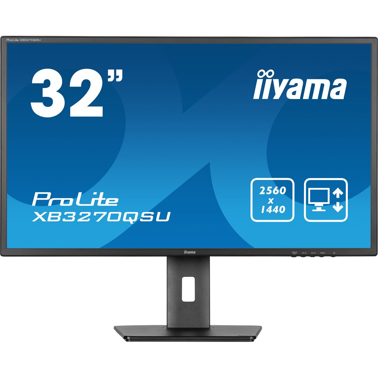 31,5" (80,01cm) iiyama ProLite XB3270QSU-B1 schwarz 2560x1440 1xDisplayPort 1.4 / 1xHDMI 2.0