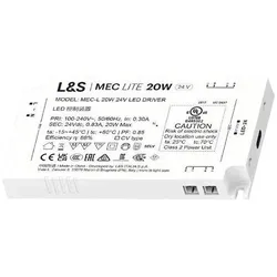 L&S, Beleuchtung Zubehör, Netzteil Mec Lite 12 / 24 V, 20-150 W
